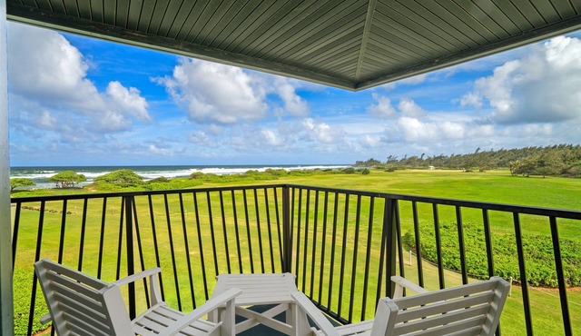 Kauai Beach Resort Ocean View | Pools, Waterslide, Hot Tub, Spa, King Bed, AC