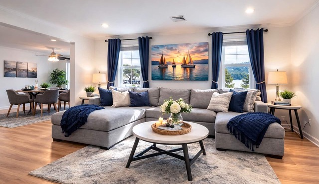 “Lake George -1 Block to Beach, Village & Lake” . Newly Remodeled. 3BR. 2.5 BA.