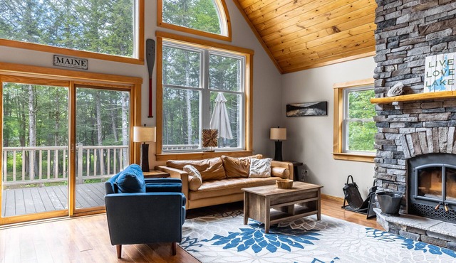 Lakefront house on Sebec Lake, ME. Fast WiFi, chef!