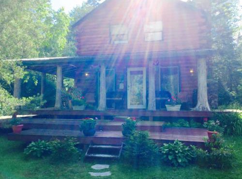 Log Cabin Adirondack Lodge on State Trail System