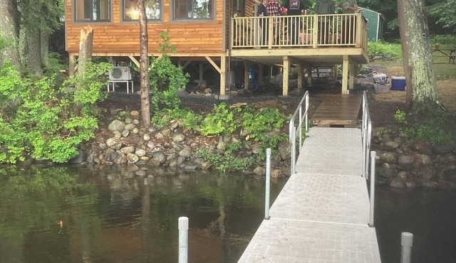 Maine Cabin Masters Camp completely redone waiting for a Lake loving family !