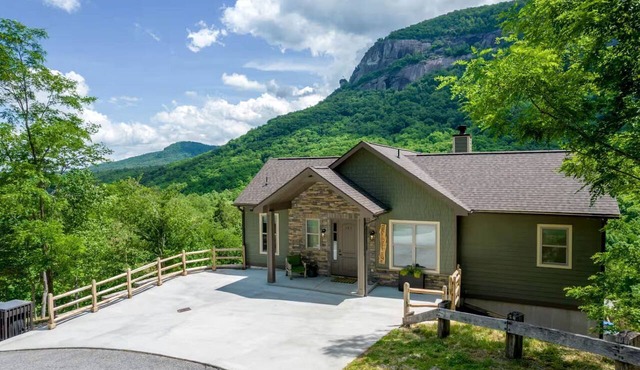 Mountain Hideaway with Waterfall Views & Relaxing Hammocks in Chimney Rock, North Carolina