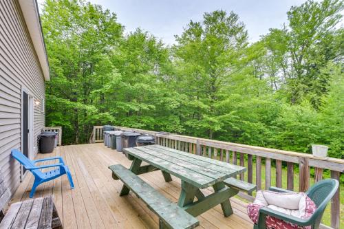 Near Snowmobiling: Secluded Harmony Cabin w/Deck!