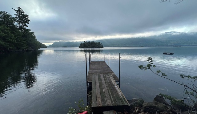 Off-grid cabins on shore of Lake George with unparalleled views and privacy