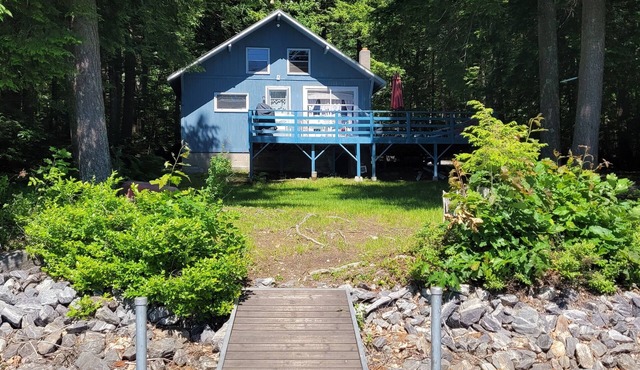 Readfield/Maranacook Lake cottage with dock and plenty of privacy!