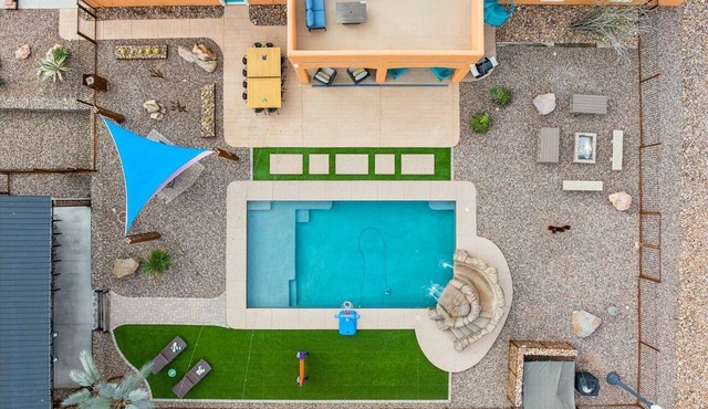 Resort-Style Backyard, Heated Pool, Waterslide & Mountain Views in Apache Junction