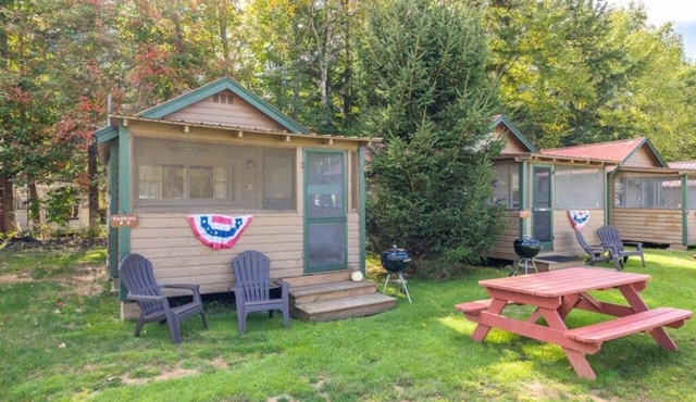 Rustic Retreat Steps Away From the Lake at Stiefvater's Lakeside Cottages!