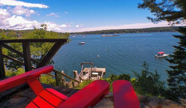 Saltaire: Classic Maine Charm on Linekin Bay with Private Dock & Pond Access!