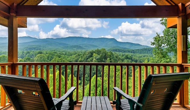 Sleeps 16 Panoramic Mountain Views Hot Tub Game Room Near Gatlinburg