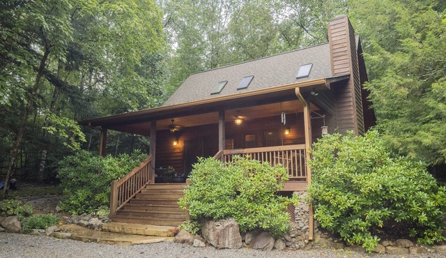 Smokies Hideaway - 2 bdrms/2 bath, private, SECLUDED, BONFIRE pit, Large driveway