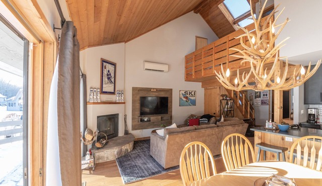 Steps away from the magic carpet that brings you right to the lodge!
