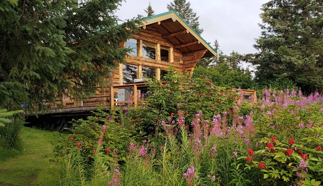 SUNSET BLUFF.Incredible Ocean Views of Cook Inlet and Volcanos,private