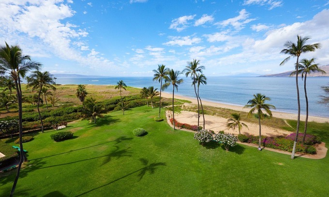 Kihei Condo | Penthouse oceanfront views of the jewel blue Pacific, whales, stunning sunsets
