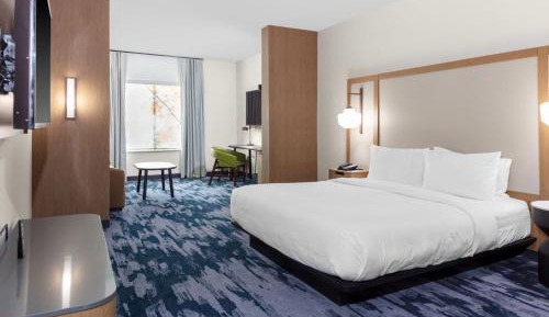 King Suite with Roll-In Shower and Sofa Bed - Mobility Access/Hearing Accessible