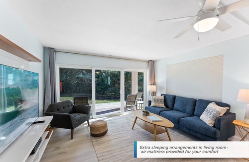 Satellite Beach Condo | Oceanfront Luxury – Ground-Floor Condo Just Steps to the Beach & Pool! 🌴