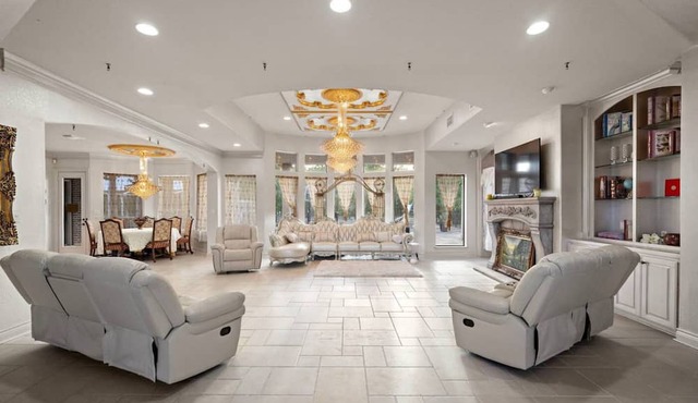 Private Mansion Retreat Basketball Court and More