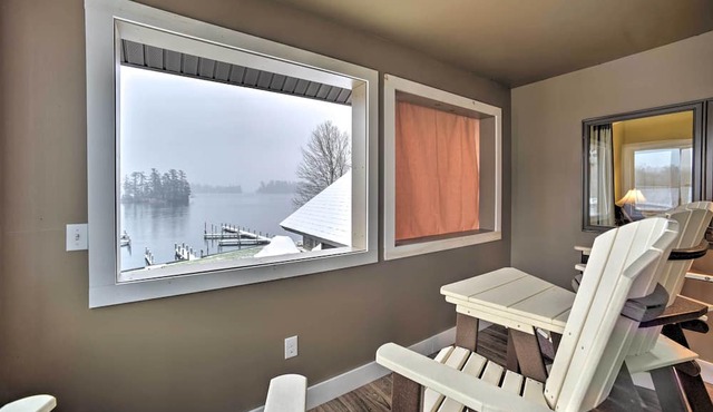 Lakefront Bolton Retreat w/Balcony + Views!